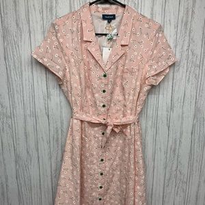 Womens Size 12 Modcloth Floral Print Dress NWT